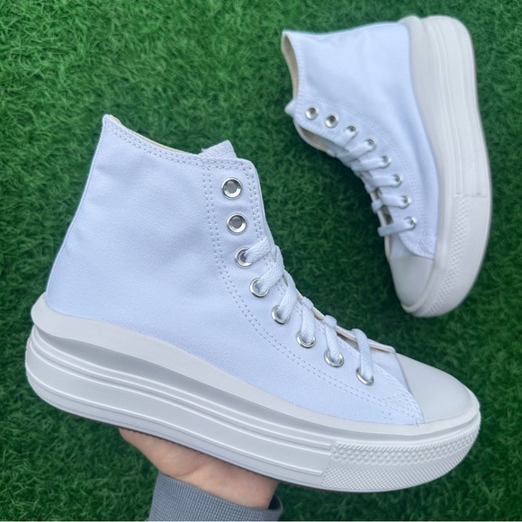 Converse Chuck Taylor All Move Hi White - Picture 2 of 14